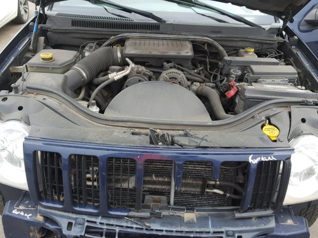 1J4GR48K15C571269 - 2005 JEEP GRAND CHER BLUE photo 7