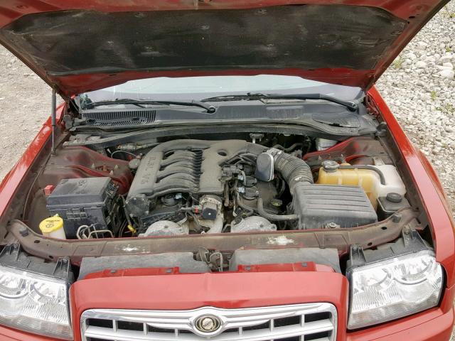 2C3KA53GX8H178926 - 2008 CHRYSLER 300 TOURIN RED photo 7