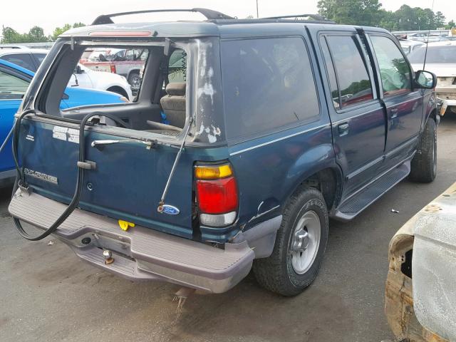 1FMDU34E1VZB53319 - 1997 FORD EXPLORER GREEN photo 4