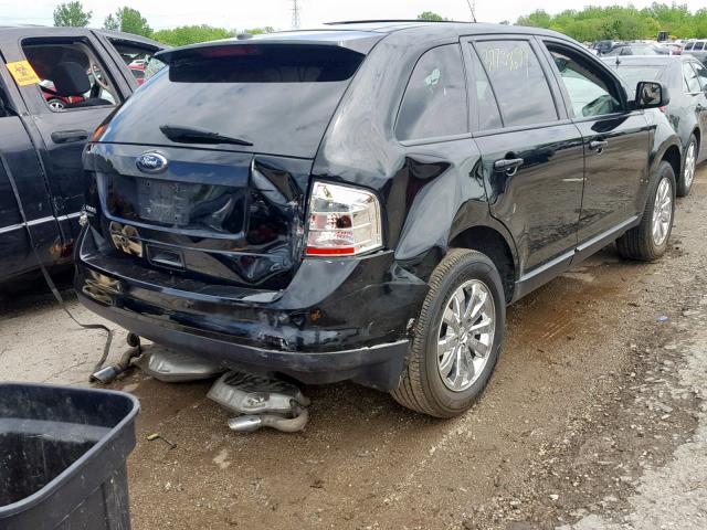 2FMDK38C89BA53810 - 2009 FORD EDGE SEL BLACK photo 4