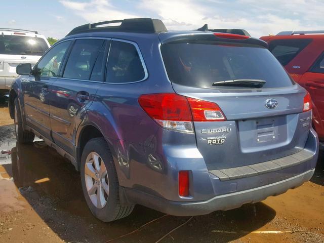 4S4BRDKC3D2240596 - 2013 SUBARU OUTBACK 3. BLUE photo 3