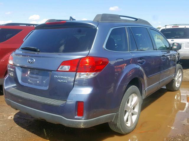 4S4BRDKC3D2240596 - 2013 SUBARU OUTBACK 3. BLUE photo 4