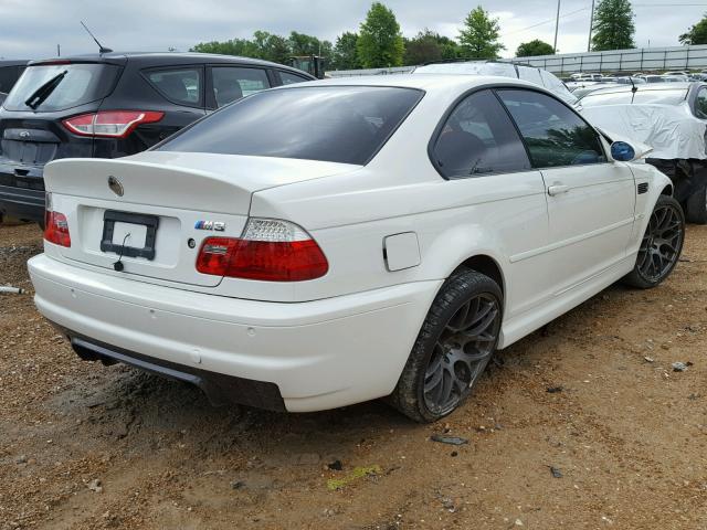 WBSBL93412JR14086 - 2002 BMW M3 WHITE photo 4