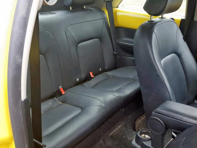 3VWRG31C49M517340 - 2009 VOLKSWAGEN NEW BEETLE ყვითელი ფოტო 6