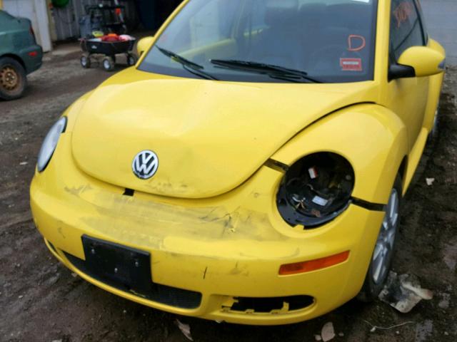 3VWRG31C49M517340 - 2009 VOLKSWAGEN NEW BEETLE ყვითელი ფოტო 9