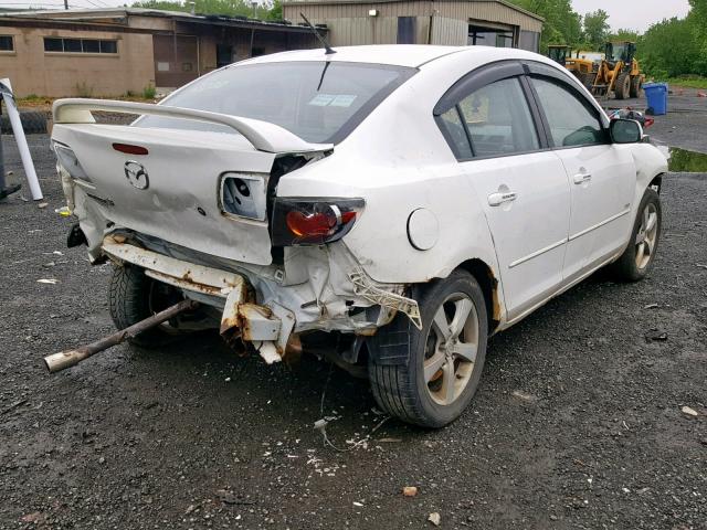 JM1BK123851235456 - 2005 MAZDA 3 S WHITE photo 4