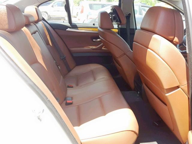 WBAFU9C56BC783656 - 2011 BMW 550 XI WHITE photo 6
