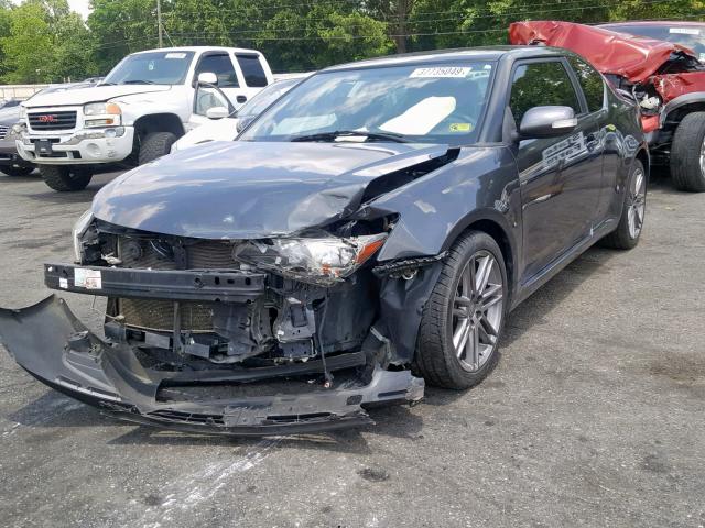 JTKJF5C79C3039318 - 2012 TOYOTA SCION TC 灰色 照片 2