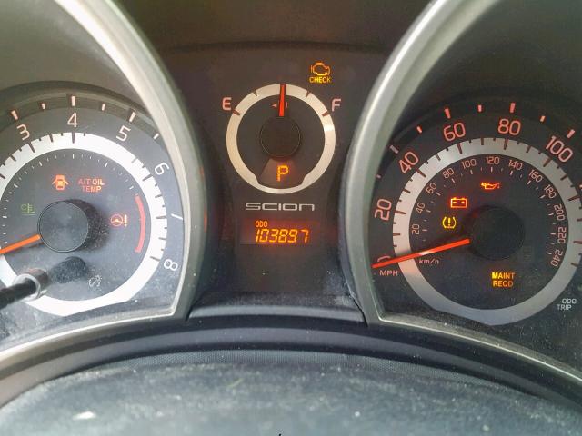 JTKJF5C79C3039318 - 2012 TOYOTA SCION TC 灰色 照片 8