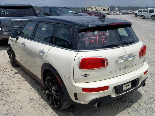 WMWLN9C37H2B32360 - 2017 MINI COOPER S C WHITE photo 3