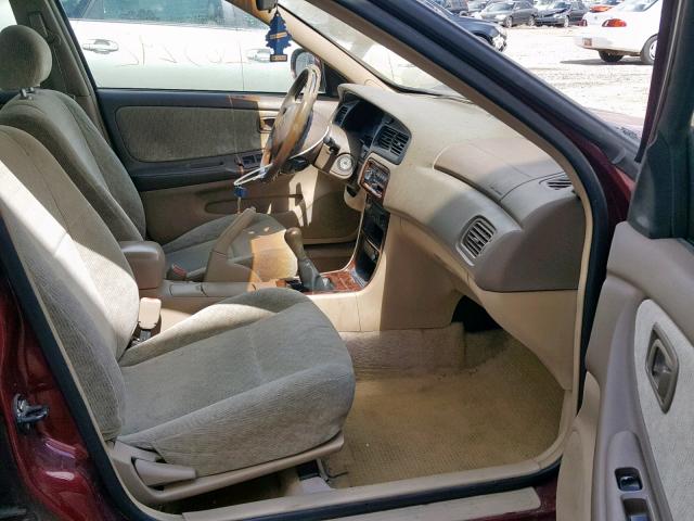 1N4DL01D51C100174 - 2001 NISSAN ALTIMA XE MAROON photo 5