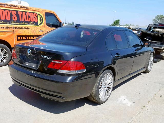 WBAHL83528DT13374 - 2008 BMW 750 BLACK photo 4