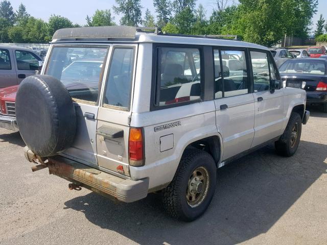 JACCH58R4M8916661 - 1991 ISUZU TROOPER SILVER photo 4