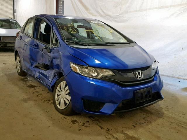 3HGGK5G53HM713427 - 2017 HONDA FIT LX BLUE photo 1