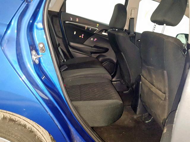 3HGGK5G53HM713427 - 2017 HONDA FIT LX BLUE photo 6