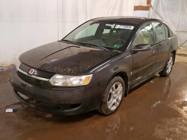 1G8AZ52FX4Z227989 - 2004 SATURN ION LEVEL BLACK photo 2