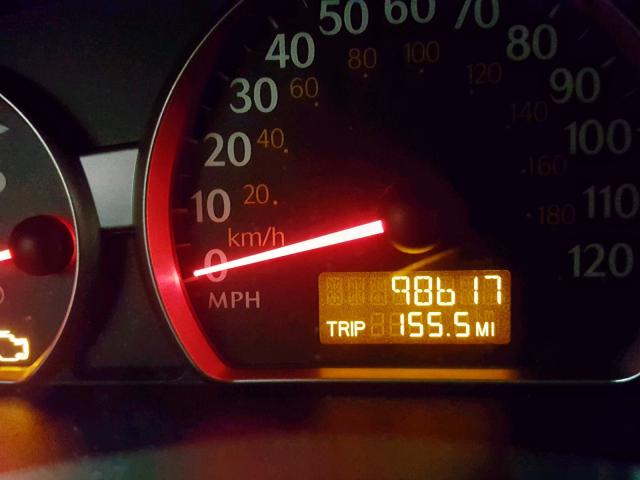 1G8AZ52FX4Z227989 - 2004 SATURN ION LEVEL BLACK photo 8