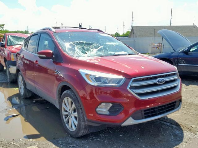 1FMCU9J92HUA38154 - 2017 FORD ESCAPE TIT RED photo 1