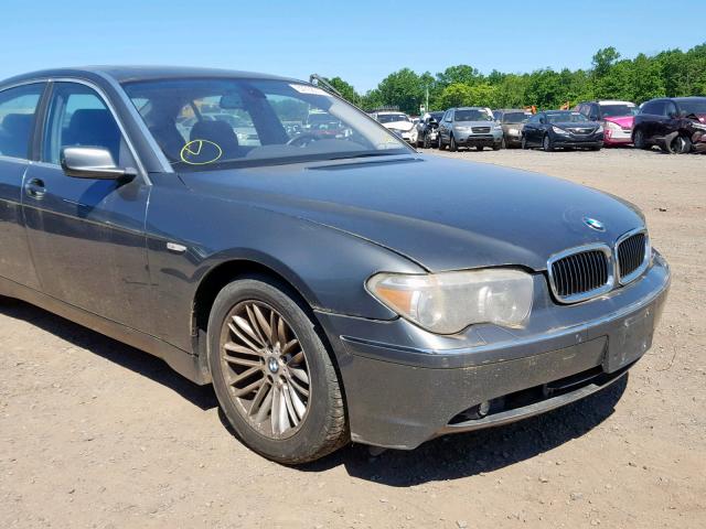 WBAGN634X4DS50035 - 2004 BMW 745 LI CHARCOAL photo 9