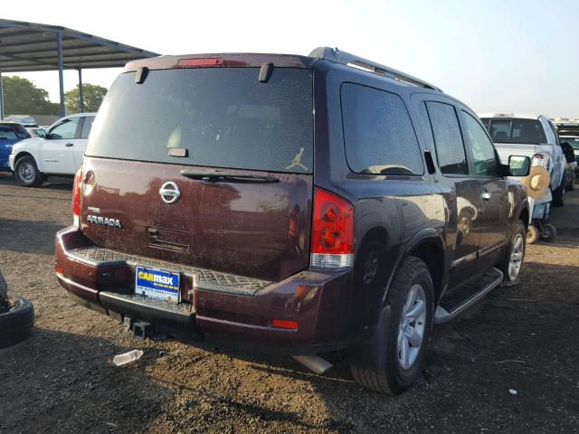 5N1AA0ND9EN602477 - 2014 NISSAN ARMADA SV PURPLE photo 4