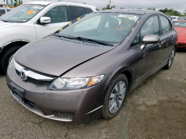 19XFA1F99AE016807 - 2010 HONDA CIVIC EXL 灰色 照片 2