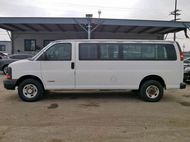 1GAHG39U341207660 - 2004 CHEVROLET EXPRESS G3 WHITE photo 9