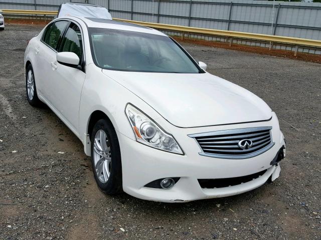 JN1CV6AP4CM936409 - 2012 INFINITI G37 BASE WHITE photo 1