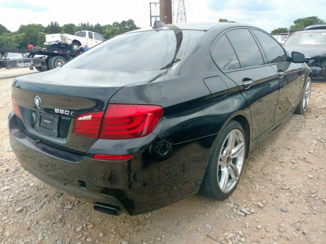 WBAFU9C51BC784827 - 2011 BMW 550 XI BLACK photo 4