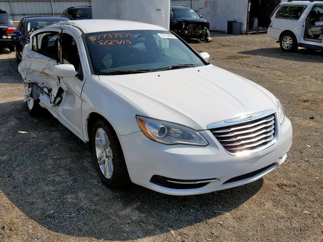 1C3CCBBB2DN734893 - 2013 CHRYSLER 200 TOURIN WHITE photo 1