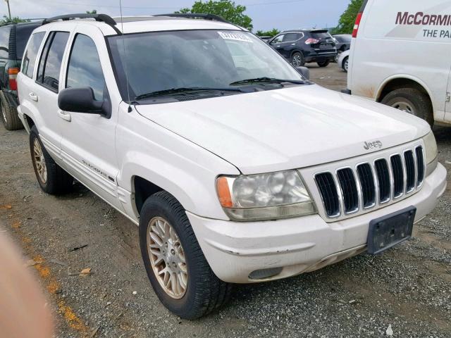 1J4GW58N03C526992 - 2003 JEEP GRAND CHER WHITE photo 1