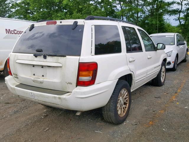 1J4GW58N03C526992 - 2003 JEEP GRAND CHER WHITE photo 4