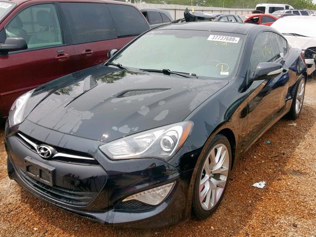 KMHHU6KJ8DU087592 - 2013 HYUNDAI GENESIS CO BLACK photo 2