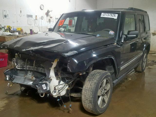 1J8HG48K46C280209 - 2006 JEEP COMMANDER BLACK photo 2