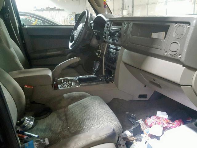1J8HG48K46C280209 - 2006 JEEP COMMANDER BLACK photo 5