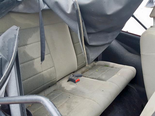 1J4FA54138L512508 - 2008 JEEP WRANGLER S RED photo 6