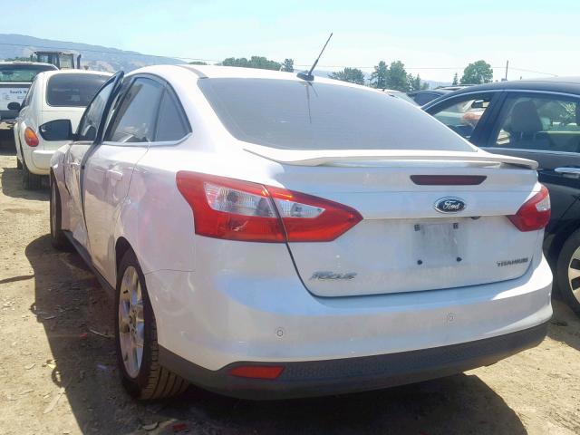 1FADP3J2XEL219610 - 2014 FORD FOCUS TITA WHITE photo 3