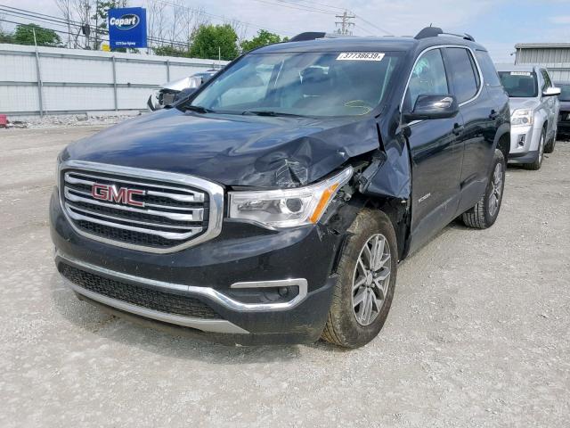 1GKKNSLS7KZ106127 - 2019 GMC ACADIA SLE BLACK photo 2