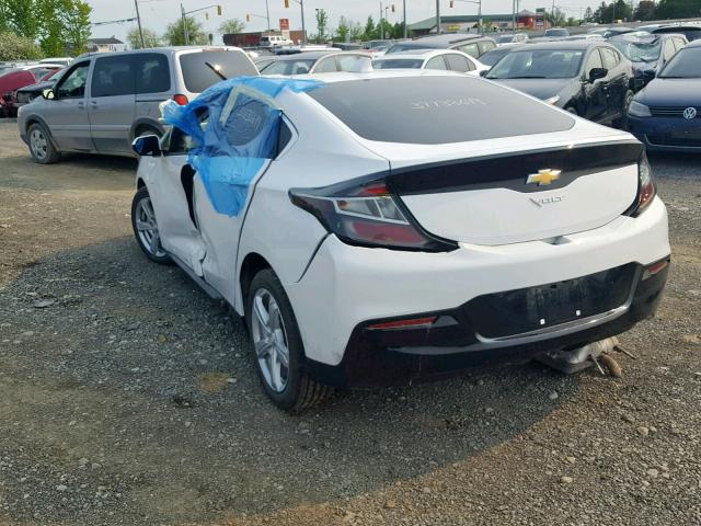 1G1RA6S50JU116530 - 2018 CHEVROLET VOLT LT WHITE photo 3