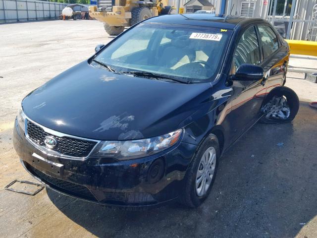 KNAFU4A26C5481558 - 2012 KIA FORTE EX BLACK photo 2