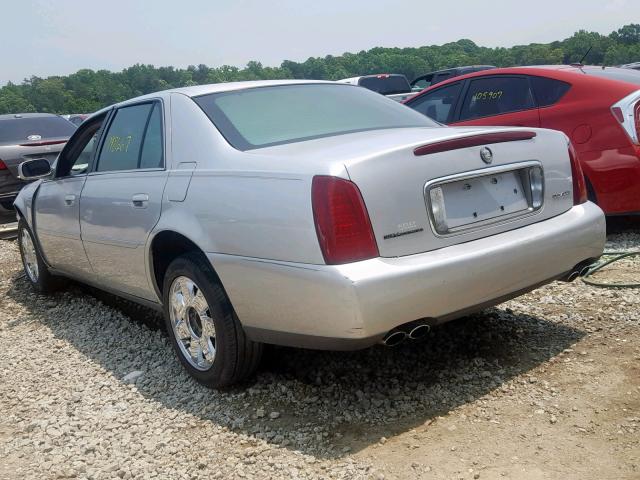 1G6KD54Y4YU246311 - 2000 CADILLAC DEVILLE SILVER photo 3