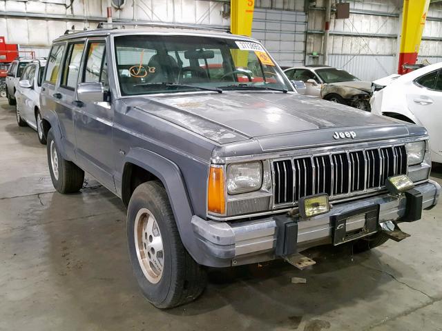 1J4FJ58L1LL199849 - 1990 JEEP CHEROKEE GRAY photo 1