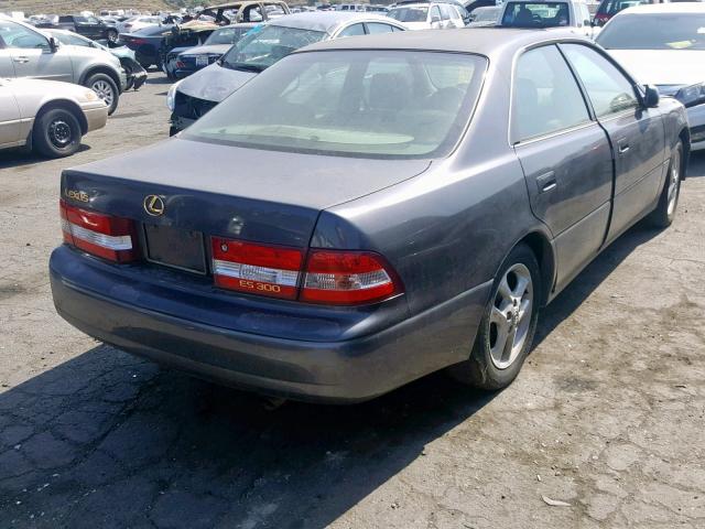 JT8BF28G1Y5098926 - 2000 LEXUS ES 300 GRAY photo 4