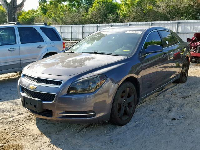 1G1ZC5E18BF300679 - 2011 CHEVROLET MALIBU 1LT CHARCOAL photo 2