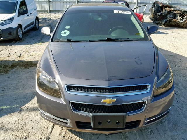 1G1ZC5E18BF300679 - 2011 CHEVROLET MALIBU 1LT CHARCOAL photo 9