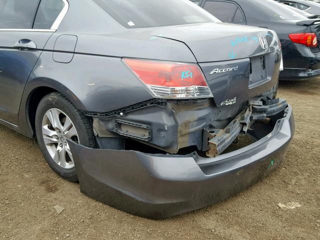 JHMCP26488C000559 - 2008 HONDA ACCORD LXP SILVER photo 9