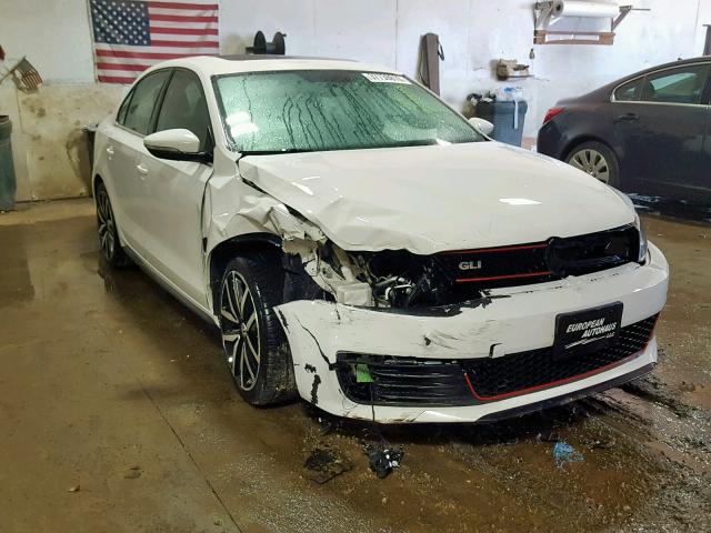 3VW4A7AJ5DM389328 - 2013 VOLKSWAGEN JETTA GLI WHITE photo 1