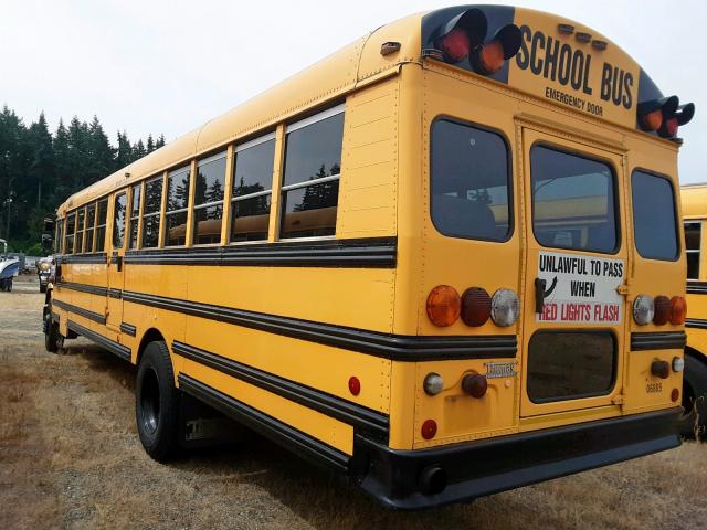 4UZAAXAK33CL68505 - 2003 FREIGHTLINER CHASSIS FS 黄色 照片 3