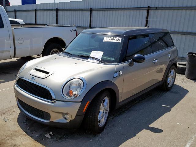 WMWMM335X8TP71748 - 2008 MINI COOPER S C GRAY photo 2