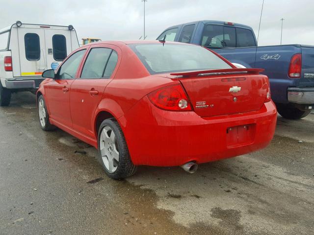 1G1AF5F58A7127373 - 2010 CHEVROLET COBALT 2LT RED photo 3