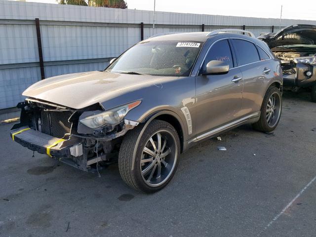 JNRAS18U69M101657 - 2009 INFINITI FX35 GRAY photo 2